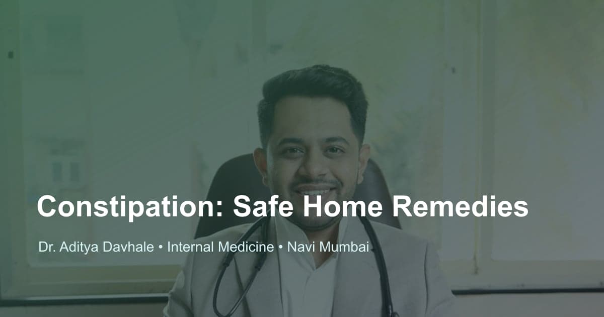 Constipation Causes and Home Remedies That Are Safe