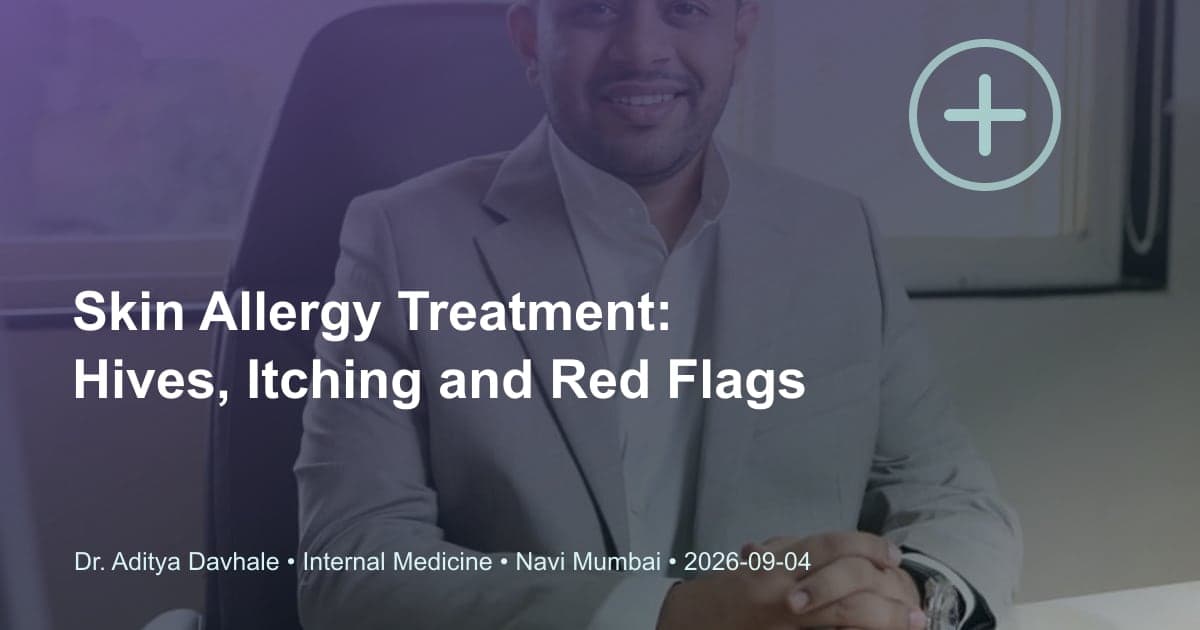 Skin Allergy Treatment: Hives, Itching and Red Flags
