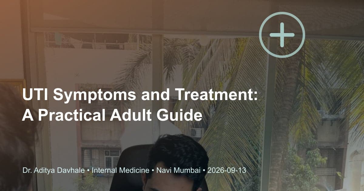 UTI Symptoms and Treatment: A Practical Adult Guide